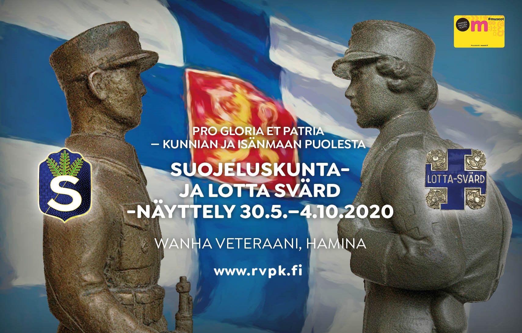 Vapaaehtoinen varautuminen pelasti Suomen - Suojeluskunta- ja Lotta Svärd -näyttely kesällä Haminassa
