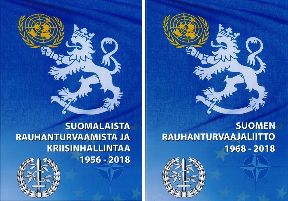 SUOMEN RAUHANTURVAAJALIITON 50v JUHLAKIRJA MYYNNISSÄ