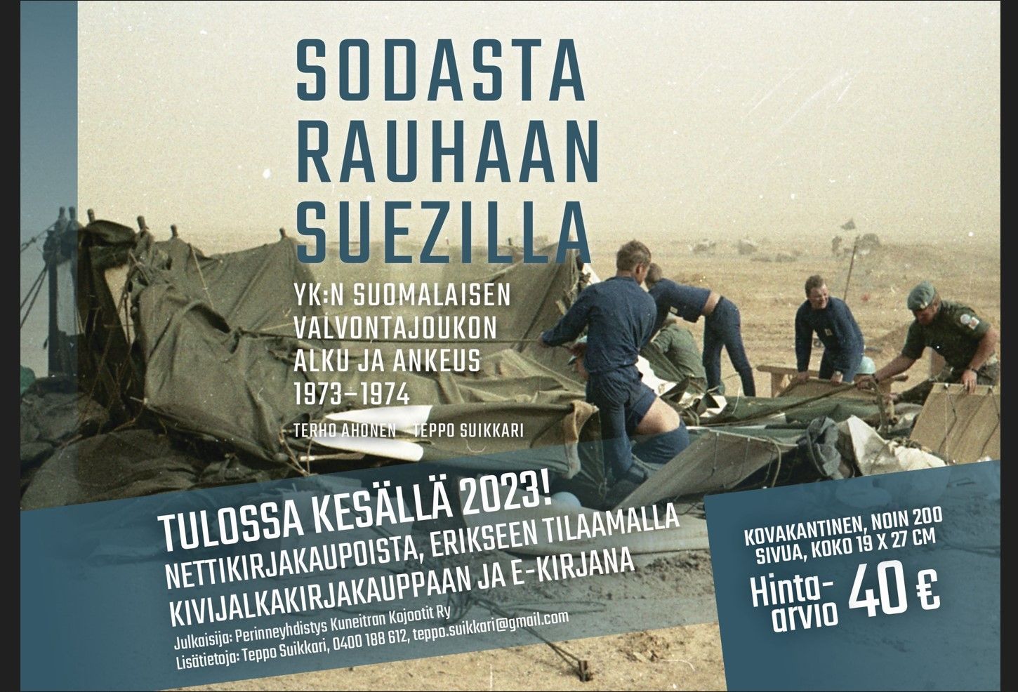 Sodasta rauhaan Suezilla -kirjahanke