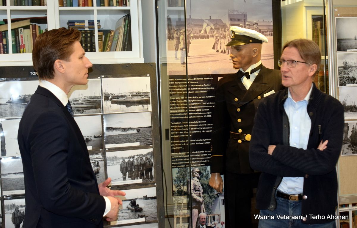 Antti Häkkänen vieraili Wanhassa Veteraanissa