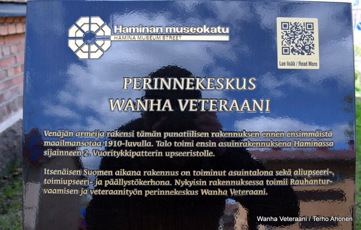 Wanha Veteraani osa Haminan museokatua